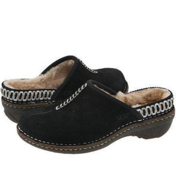 Ugg Australia Women Kohala Shearling SlippeComfort 5177 Leather Mules shoes - Picture 1 of 11